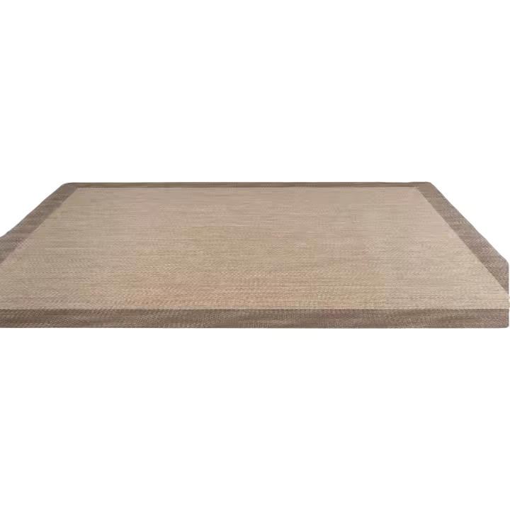 Alfombra Vinílica Premium para Salón Antideslizante, Resistente, Lavable para Habitación, Comedor, Baño, Cocina Beige 60x90 cm - 1
