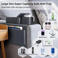 Soporte de Taza de Sofá de Silicona Bandeja Organizadora Anti-Derrames para Remoto, Snacks, Teléfono Móvil Accesorios de Electrónica - details 7