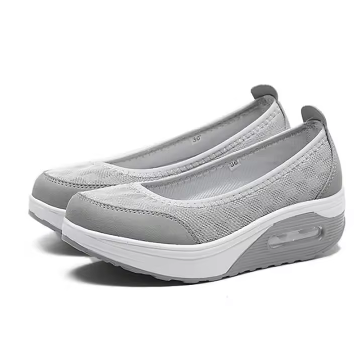 Zapatos informales transpirables sin cordones para mujer, calzado de enfermera para caminar urbano - 1