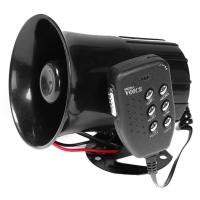 Bocina de aire fuerte automática para motocicleta, altavoz de sonido de sirena de 6 tonos, megáfono de alarma para furgoneta - details 7
