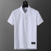Camisa casual POLO básica de moda de verano superior, camiseta holgada de algodón puro para hombre, nueva camisa de manga corta para pareja con logotipo bordado en la parte delantera - details 0
