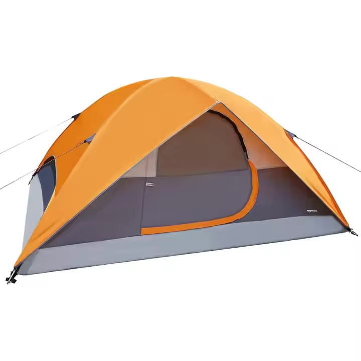 Tienda de Campaña Impermeable Montaje Fácil 3 Estaciones 6 Personas Deportes y Exteriores - 1