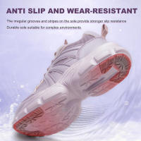 Zapatos Deportivos informales para mujer, zapatillas de deporte a la moda con cordones,Calzado de seguridad - details 2