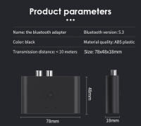 Adaptador de Audio Bluetooth U Disk 3,5 MM AUX envolvente estéreo música receptor inalámbrico transmisor para coche Kit TV PC altavoces - details 10