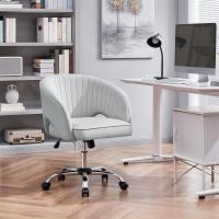 Silla de Oficina de Terciopelo Ruinas Giratorias de 360° Ajustable en Altura - details 11