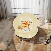 Cuenco de cerámica para gatos, cuenco de alimentación de comida para perros con boca inclinada antivuelco, contenedor de agua antideslizante de gran capacidad para beber para mascotas - details 9