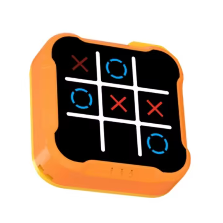 Juego eléctrico TIC-TAC-TOE 3 en 1 Montessori de mano con pernos, juego educativo de mesa de rompecabezas para crecimiento de memoria, familia - 1