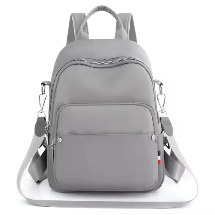 Mochila antirrobo de gran capacidad para mujer, morral escolar de nailon de alta calidad, diseño sólido, antisalpicaduras, novedad de 2023 - 1