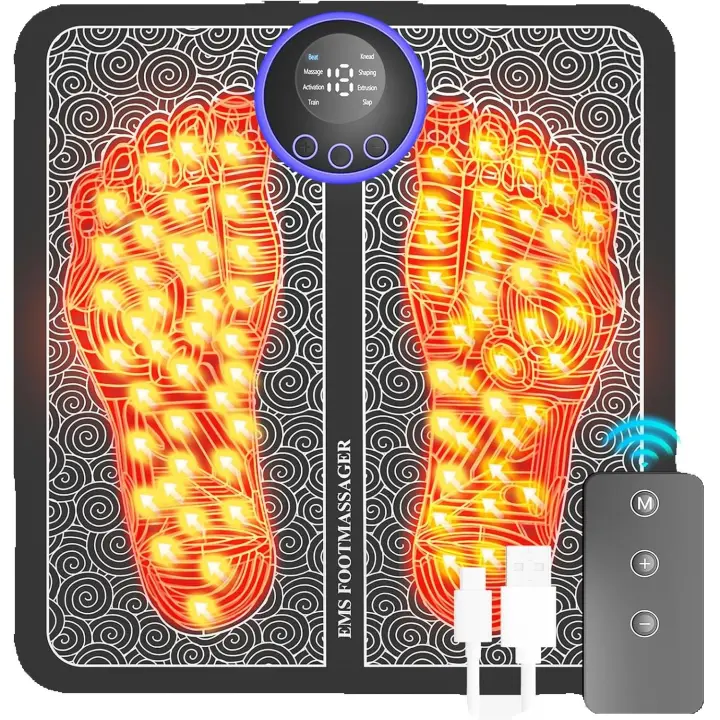 Masajeador de pies para pies con neuropatía, masajeador de cuerpo entero para neuropatía, 8 modos, 19 niveles, masajeador de pies para neuropatía - 1