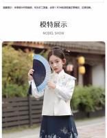 Conjunto de falda con cara de caballo de gama alta, disfraz antiguo de verano para niña pequeña, estilo chino Tang Hanfu, novedad de 2025 - details 2
