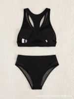 Nuevo traje de baño de nailon sexy con bikini dividido para mujer - details 9