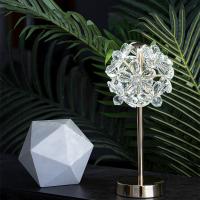 Lámpara de cristal con pantalla, lámpara de mesa de cristal, decoración romántica regulable, luz de escritorio, 3 luces de colores, luces suaves, lámpara de noche moderna - details 6