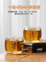 Taza de degustación única maestra gruesa y resistente al calor de vidrio transparente, juego, juego de té para el hogar - details 11