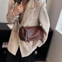 Bolso cruzado Vintage para mujer, bandolera pequeña de cuero PU con diseño de lujo y almohada, a la moda - details 18