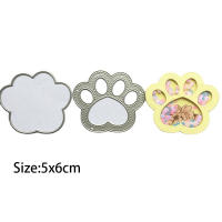 Plantilla de troqueles de corte de Metal con huella de perro y gato, álbum de recortes DIY, sellos de álbum de fotos, tarjetas, decoración, grabado en relieve, artesanía, molde de cuchillo - details 1