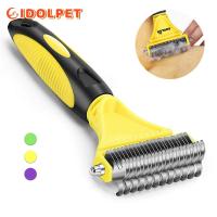 Cepillo de Aseo de Acero Inoxidable para Mascotas Recogedor de Pelo para Perros y Gatos - details 1