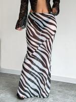 falda elegante con estampado de leopardo para mujer, faldas Maxi, ropa Y2K para oficina, Club, fiesta, ropa de calle informal, venta al por mayor, 2025 - details 33
