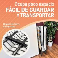 Cama Plegable Práctica y Funcional 80 x 190 cm con Almohada Estructura de Metal con 4 Ruedas - details 3
