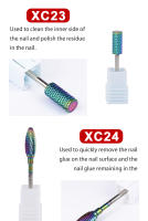 Parkson-brocas de carburo de tungsteno para uñas, herramienta de manicura, fresa de arco iris - details 6