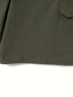 Pantalones cortos Cargo de lino con múltiples bolsillos para hombre, pantalones cortos con cordón de cintura a la moda para exteriores - details 2