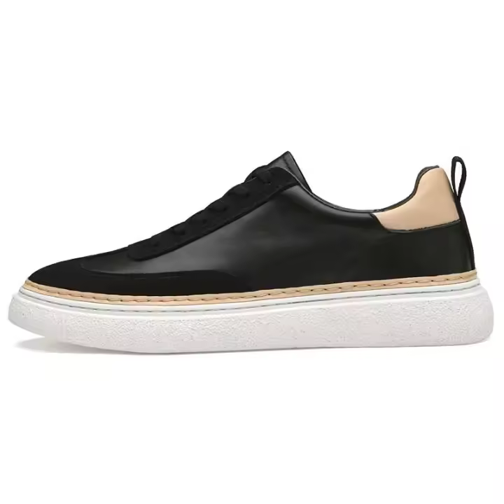 Nueva marca al por mayor, zapatos planos de noche dorados para hombre, zapatillas elegantes de cuero genuino a la moda, 37-45, zapatos Unisex para mujer, zapatos grandes - 1