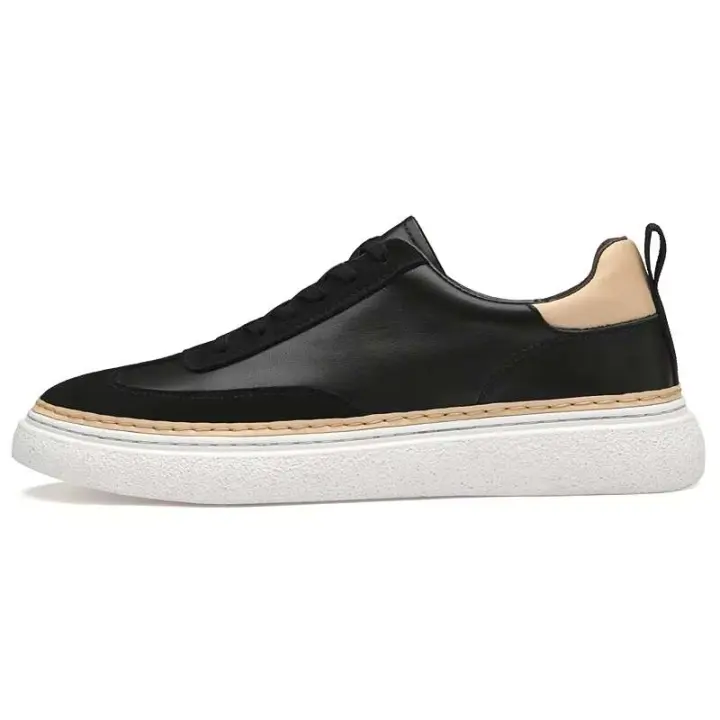 Nueva marca al por mayor, zapatos planos de noche dorados para hombre, zapatillas elegantes de cuero genuino a la moda, 37-45, zapatos Unisex para mujer, zapatos grandes - 1