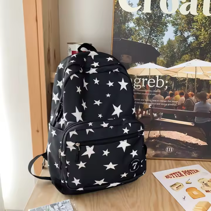 Verano nueva mochila, estudiante de secundaria estilo japonés Harajuku pequeña mochila fresca Mochila de viaje para estudiantes universitarios Mori - 1