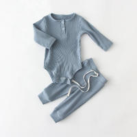Conjunto de ropa para bebé, mono y pantalones para recién nacido, 2 piezas, Primavera - details 1