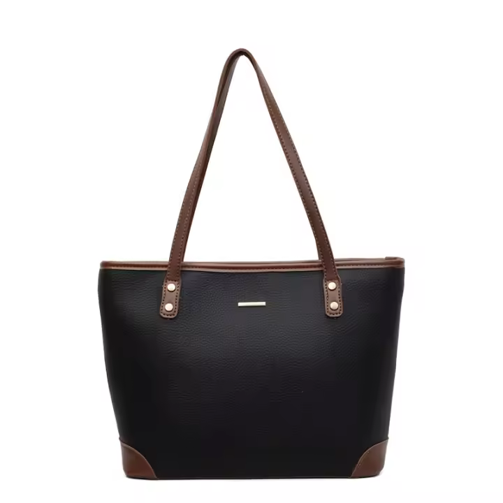 Bolso Tote de Gran Capacidad de Moda de Alta Gama para Mujeres 2025 Nuevo Patrón de Lichi Moderno Versátil Casual para Viajes Diarios Bolso de Hombro. - 1