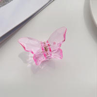 Mini Pinzas De Pelo En Forma De Mariposa Para Mujer Antideslizantes Translúcidas Accesorios De Cabello Moda Para Niñas - details 7