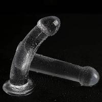 Leten Plug Transparente de 3 Tamaños Ventosa Fuerte para G-spot Masajeador Vaginal Expansor Anal - details 8