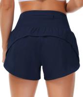 Pantalones cortos deportivos Lo de cintura alta de secado rápido para mujer, ropa deportiva para gimnasio, Yoga, correr,ciclismo - details 11