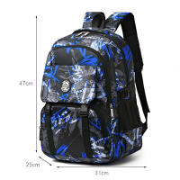Mochila de camuflaje con muchos bolsillos para niño y adolescente, Bolsa Escolar de gran capacidad, resistente al agua - details 1