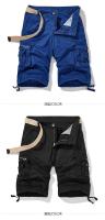 Pantalones Cortos de Entrenamiento Ligeros para Hombres Secado Rápido Ideal para Senderismo, Cargo, Pesca Moda Deportiva de Verano - details 14