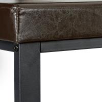 Taburete de Metal-Cuero Sintético 6-8 Pares Negro Tamaño 49x81x31 cm - details 14