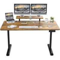 Escritorio de Pié Ajustable en Altura 120x60cm Monitoreo Incluido Armario de Almacenamiento para Hogar y Oficina - details 45