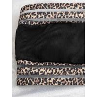 Traje de baño de 2 piezas para mujer, bañador de cintura alta con Control de barriga y estampado de leopardo, conjunto de Bikini con curvas, ropa de baño 2023 - details 5