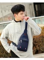 Bolso de hombro de gran capacidad para hombre, bolsa cruzada de pecho, Oxford, informal, para viajes al aire libre, multifunción - details 8