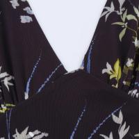 Ropa de mujer europea y americana temperamento moda floral sombreado floral sin mangas cintura falda vestido - details 8