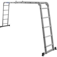 Escalera Articulada Plegable Multifunción Aluminio 4x5 Escalones 5,82m - details 6