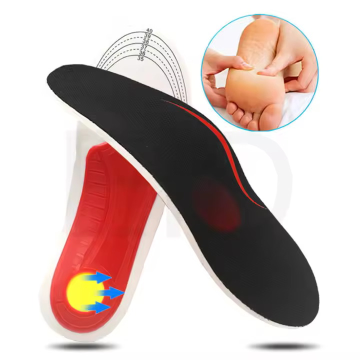 Plantillas ortopédicas para pies planos, soporte para el arco, fascitis Plantar, dolor de pies, pronación para hombres y mujeres, alta calidad - 1