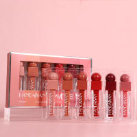 Set de Labial de Gloss de Tubo Cuadrado Lápiz Labial Mate 6 Piezas Duradero Impermeable - details 14