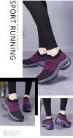 Zapatos deportivos ultraligeros tejidos con colchón de aire para mujer para exteriores, zapatos para caminar un diario - details 13