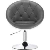 Taburete de Bar de Acero Cromado Taburete Bajo de Silla de Bar Taburete de Conferencia de Peluquería Taburete de Oficina Blanco BH41ws-1 - details 14