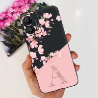 Funda de silicona suave a prueba de golpes para Motorola Moto G53 5G, funda con letras florales, carcasa de parachoques para Moto G53, funda G 53 - details 26