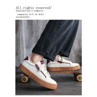 Zapatos Casuales para Hombres de Primavera Nuevos Zapatos Blancos Versátiles con Forro de Tela y Suela Mixta - details 3