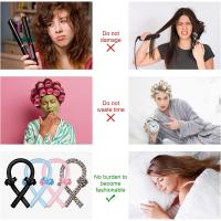 Rizador De Pelo Sin Calor, Varilla Para Rizar De Gel, Rulos Flexibles Ondas Sin Calor, rizadores De Pelo Sin Calor (Rosa) - details 11