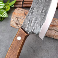 Cuchillo De Cocina InLeung De Acero Inoxidable Con Mango De Madera Para Slicear Pescado Carne Y Vegetales Herramientas De Cocina Chef Cuchillo De Resbaladizo - details 5
