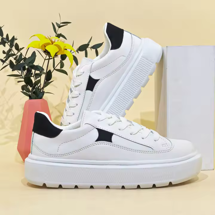 Zapatillas de Mesa Baja para Mujer Verano 2024 Cómodas Antideslizantes de Cuero de Imitación - 1