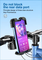 Soporte de teléfono móvil para bicicleta y motocicleta, soporte de navegación GPS, rotación de 360 ° - details 3